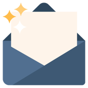 Email icon: Write email copy with Campaign Assistant